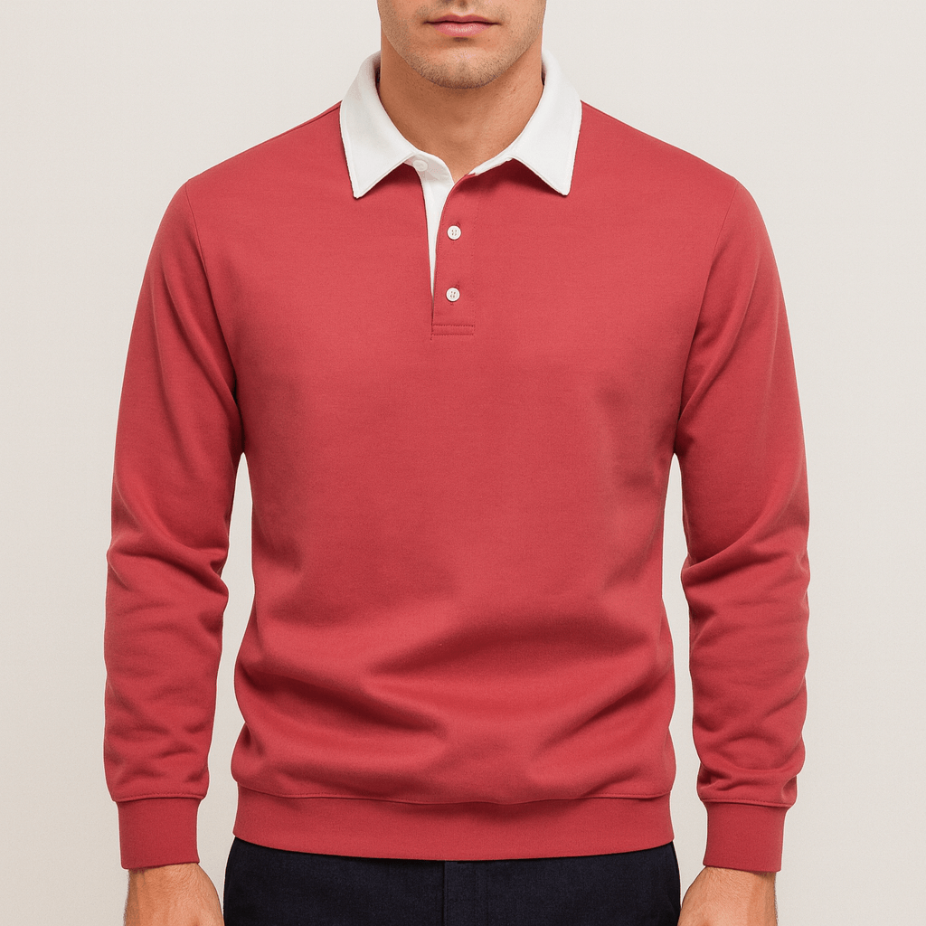 LUXEOUTFIT | Leichter Polopullover 4