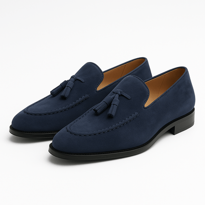 LUXEOUTFIT | Loafer mit Quasten aus weichem Leder 3