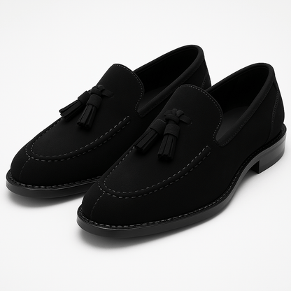 LUXEOUTFIT | Loafer mit Quasten aus weichem Leder 4