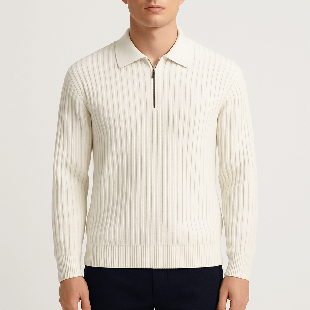 LUXEOUTFIT | Merino Quarter Zip 0