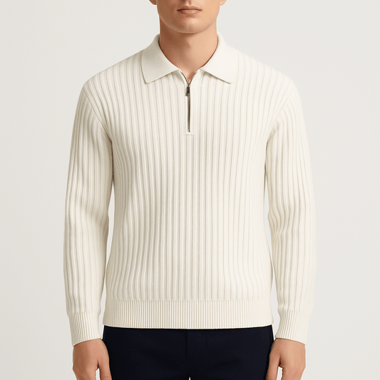 LUXEOUTFIT | Merino Quarter Zip 0