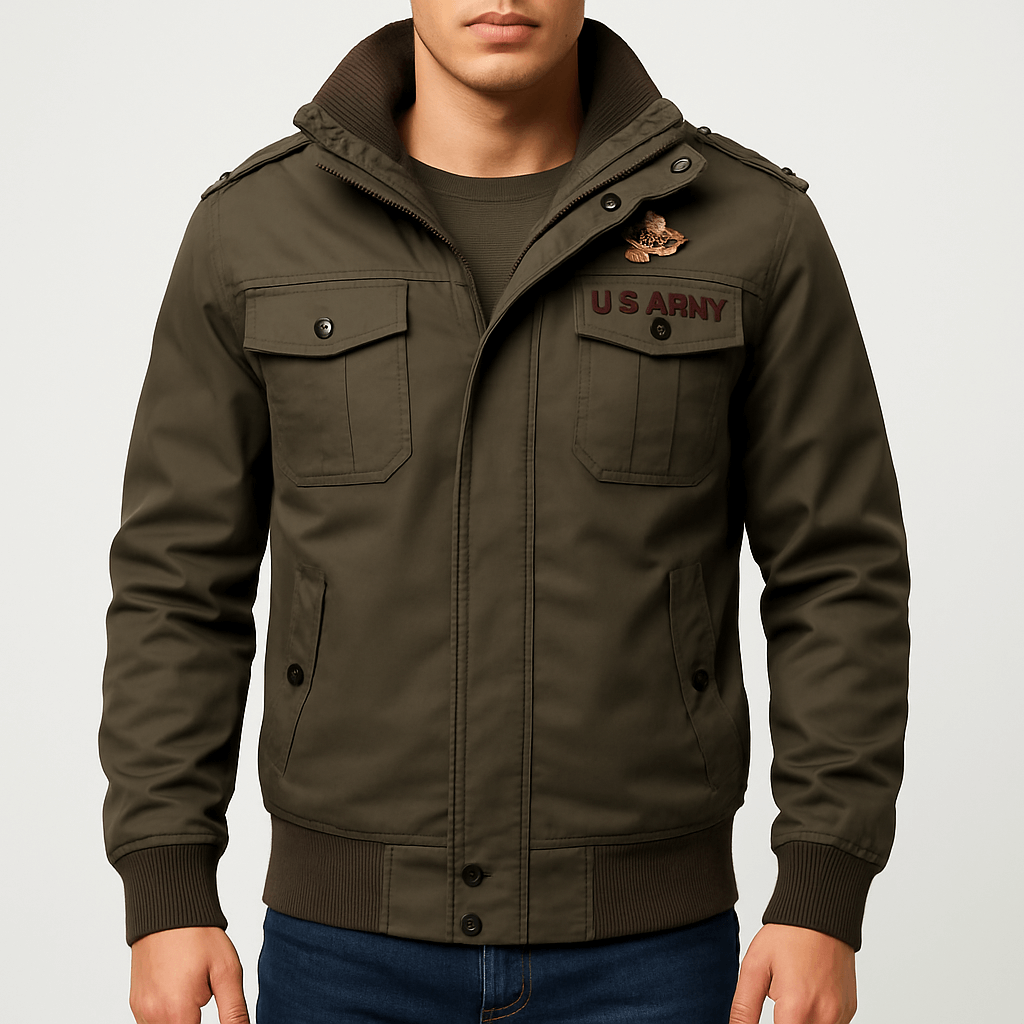 LUXEOUTFIT | Militärische Bomberjacke 2