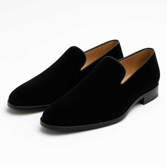 LUXEOUTFIT | Moderne klassische Wildleder-Loafer 0