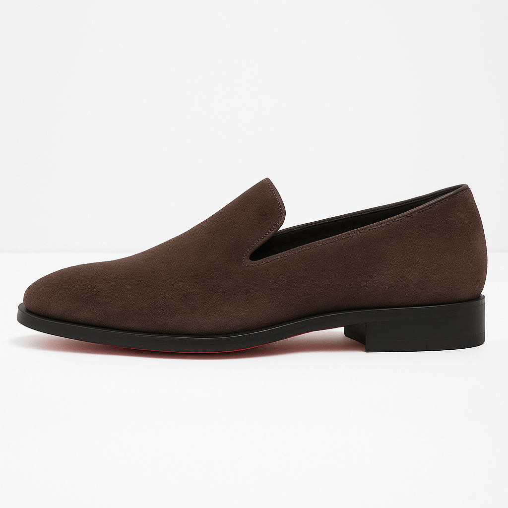 LUXEOUTFIT | Moderne klassische Wildleder-Loafer 2
