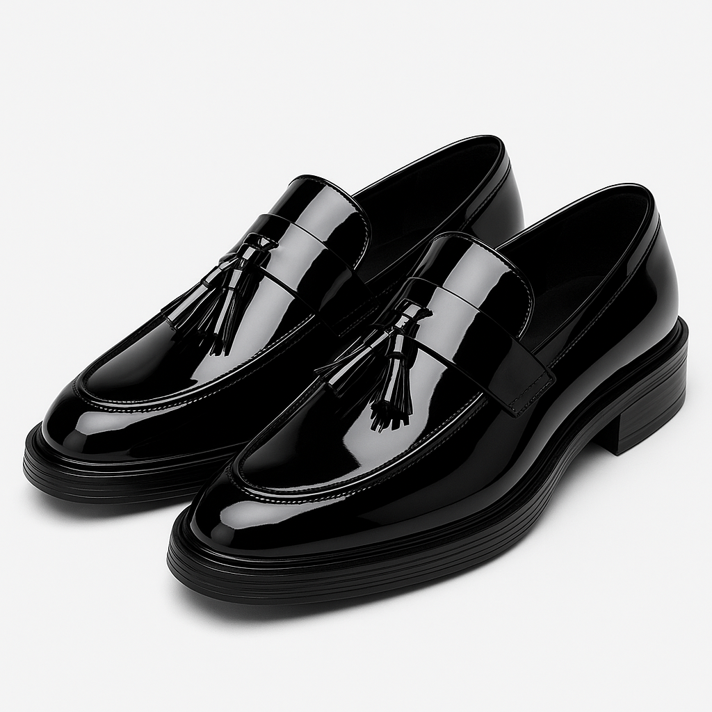 LUXEOUTFIT | Polierte Loafer mit Quaste 0