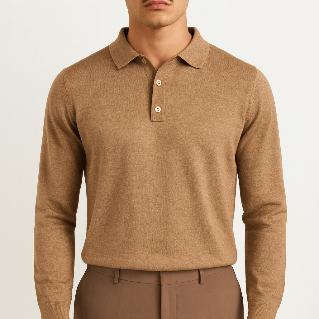 LUXEOUTFIT | Polopullover aus Wolle 1