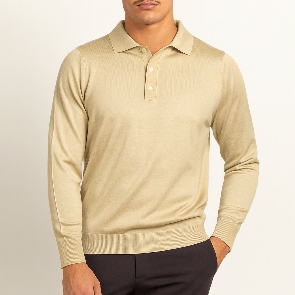 LUXEOUTFIT | Polopullover aus Wolle 2