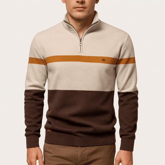 LUXEOUTFIT | Pullover mit Farbblock 0