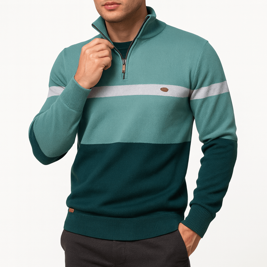 LUXEOUTFIT | Pullover mit Farbblock 2