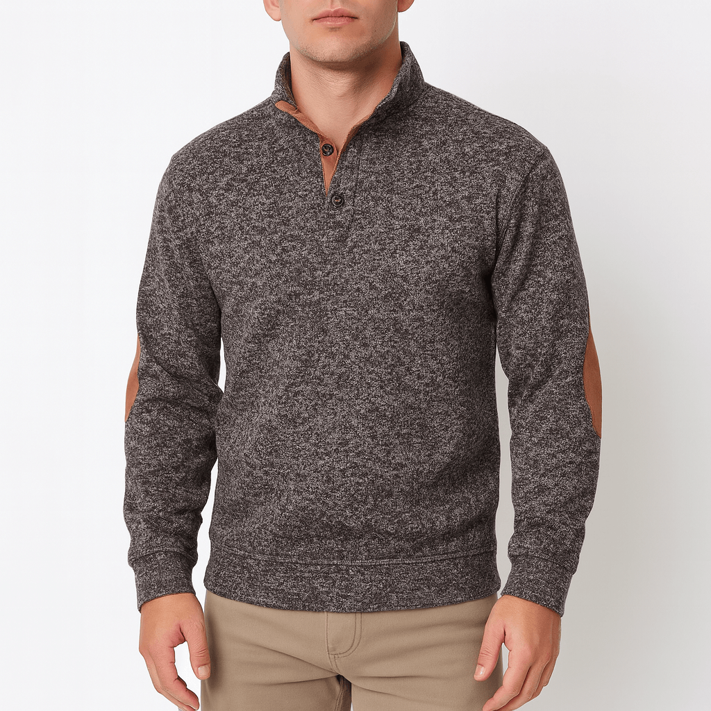 LUXEOUTFIT | Pullover mit Knopfkragen 2