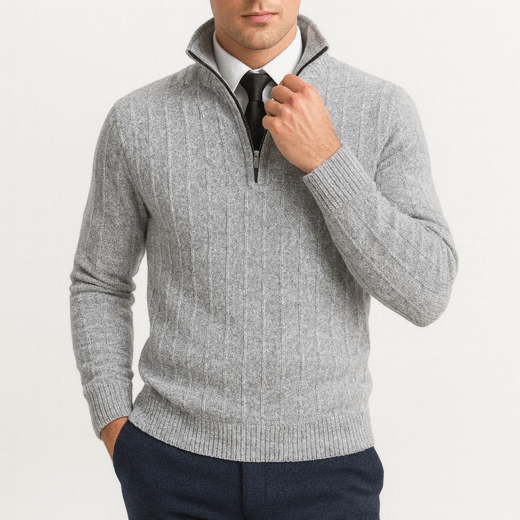 LUXEOUTFIT | Pullover mit Zopfmuster 0