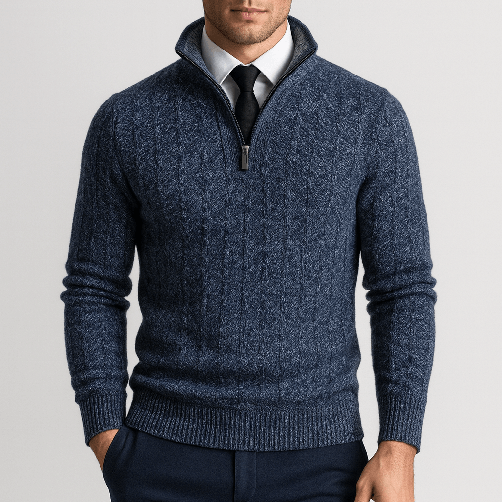 LUXEOUTFIT | Pullover mit Zopfmuster 2