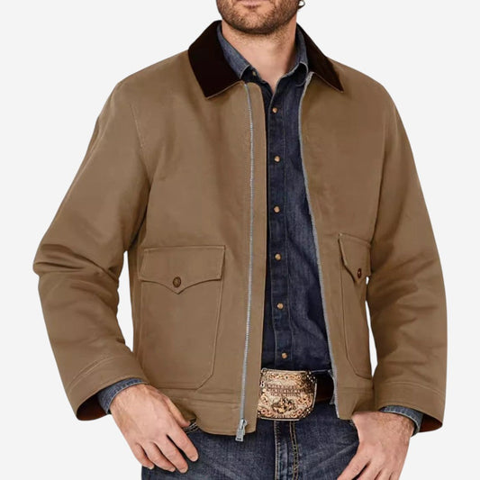 LUXEOUTFIT | Reißverschlussjacke aus Baumwollmischung 0