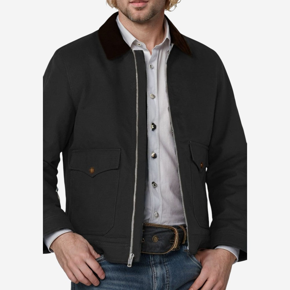 LUXEOUTFIT | Reißverschlussjacke aus Baumwollmischung 1