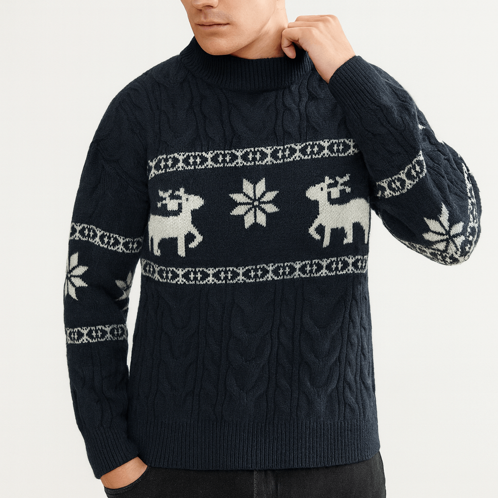 LUXEOUTFIT | Rentier-Strickpullover 2