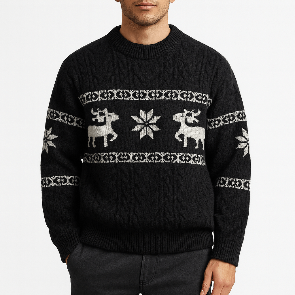 LUXEOUTFIT | Rentier-Strickpullover 3