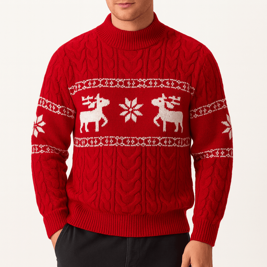 LUXEOUTFIT | Rentier-Strickpullover 4