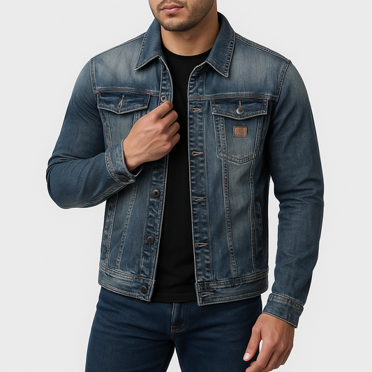 LUXEOUTFIT | Retro-Jeansjacke 0