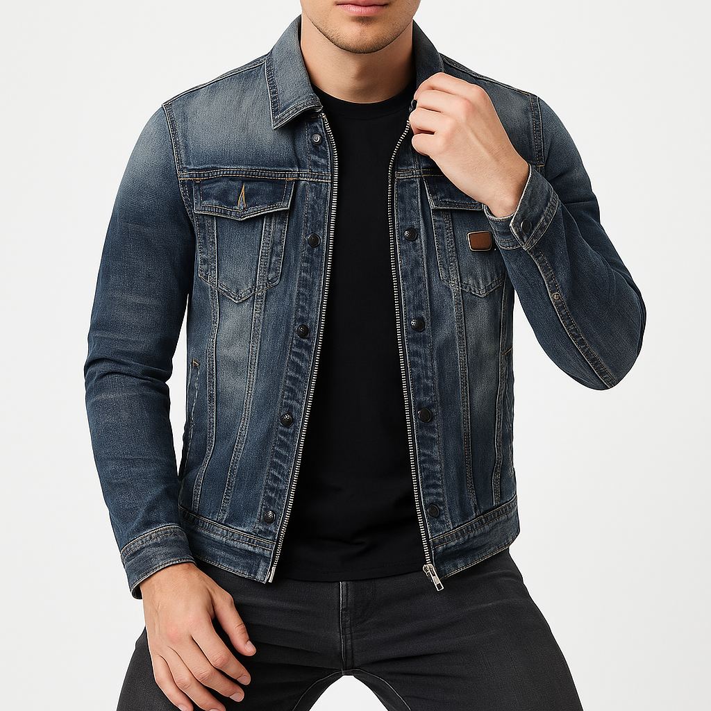 LUXEOUTFIT | Retro-Jeansjacke 1
