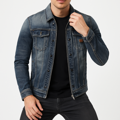 LUXEOUTFIT | Retro-Jeansjacke 1