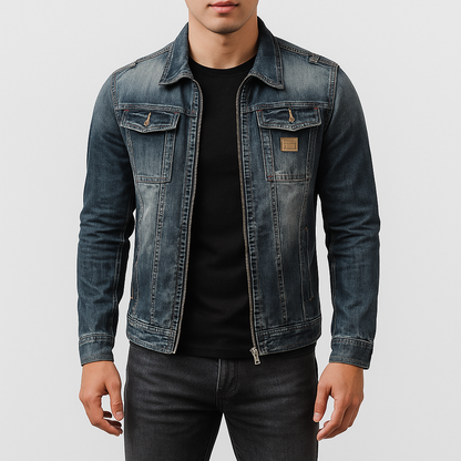 LUXEOUTFIT | Retro-Jeansjacke 2