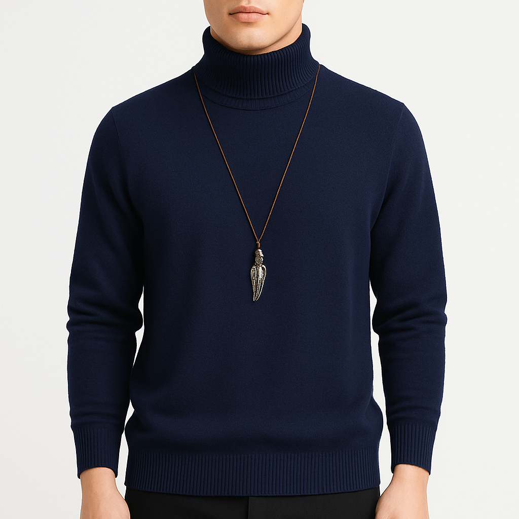 LUXEOUTFIT | Rollkragen-Strickpullover 0