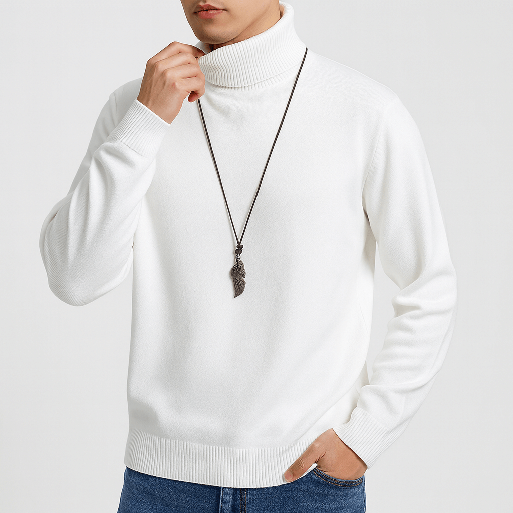 LUXEOUTFIT | Rollkragen-Strickpullover 1