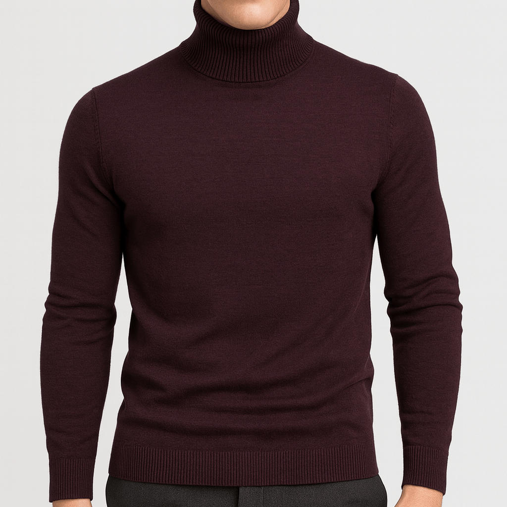 LUXEOUTFIT | Rollkragen-Strickpullover 4
