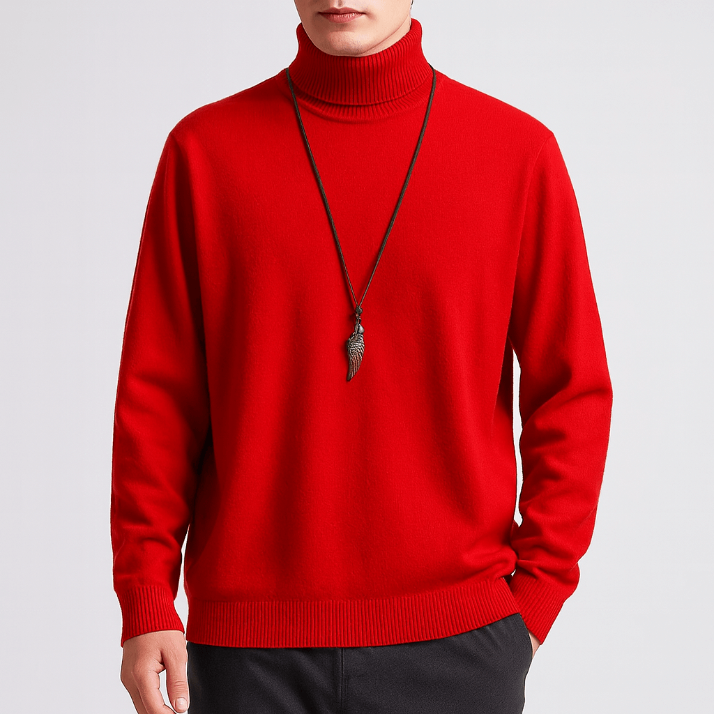 LUXEOUTFIT | Rollkragen-Strickpullover 5