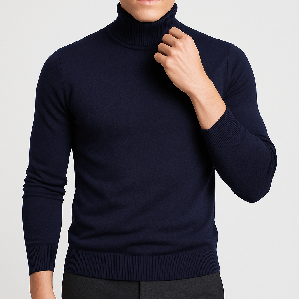 LUXEOUTFIT | Rollkragen-Strickpullover 8