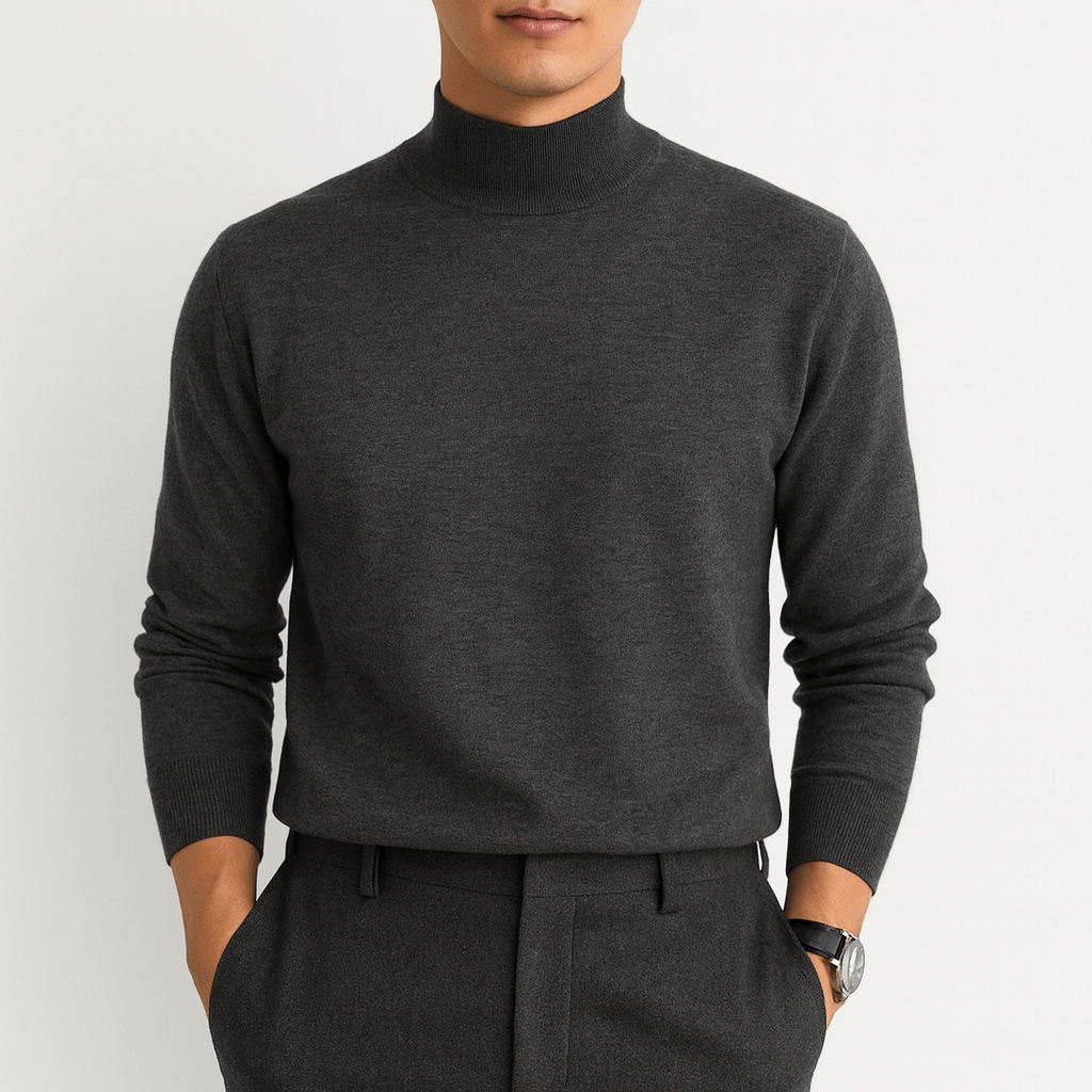 LUXEOUTFIT | Rollkragenpullover aus Blend 0