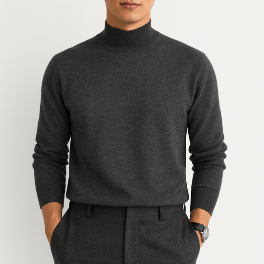 LUXEOUTFIT | Rollkragenpullover aus Blend 0