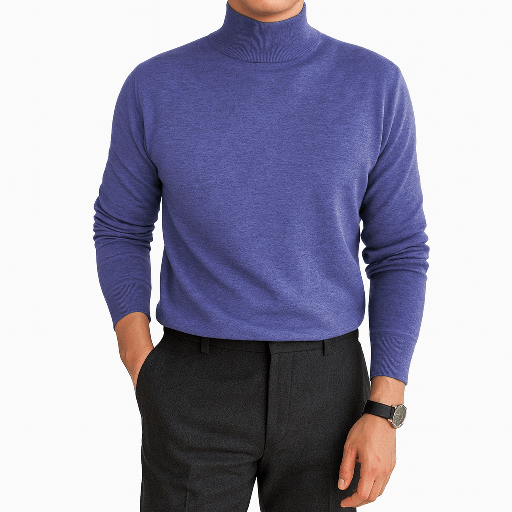 LUXEOUTFIT | Rollkragenpullover aus Blend 1