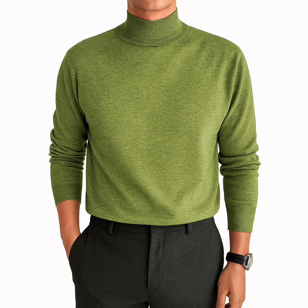 LUXEOUTFIT | Rollkragenpullover aus Blend 2