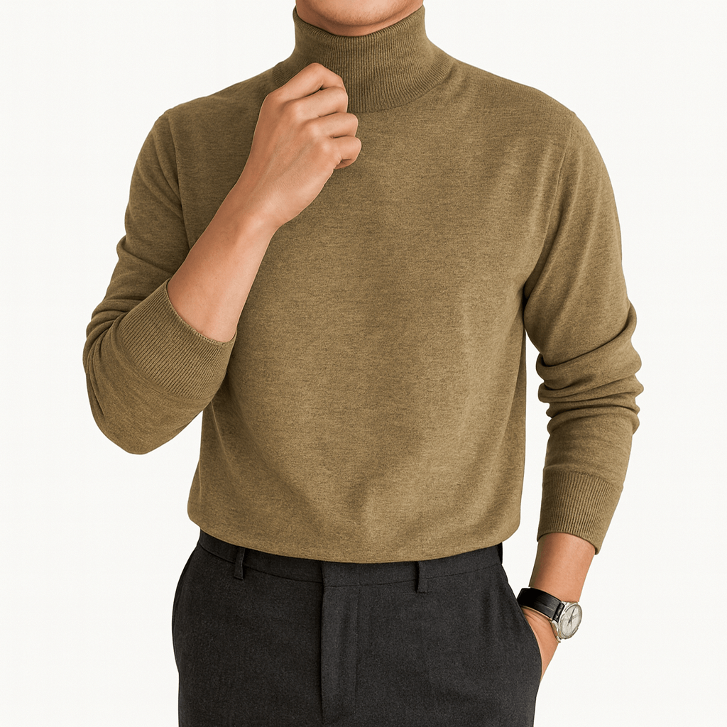 LUXEOUTFIT | Rollkragenpullover aus Blend 4
