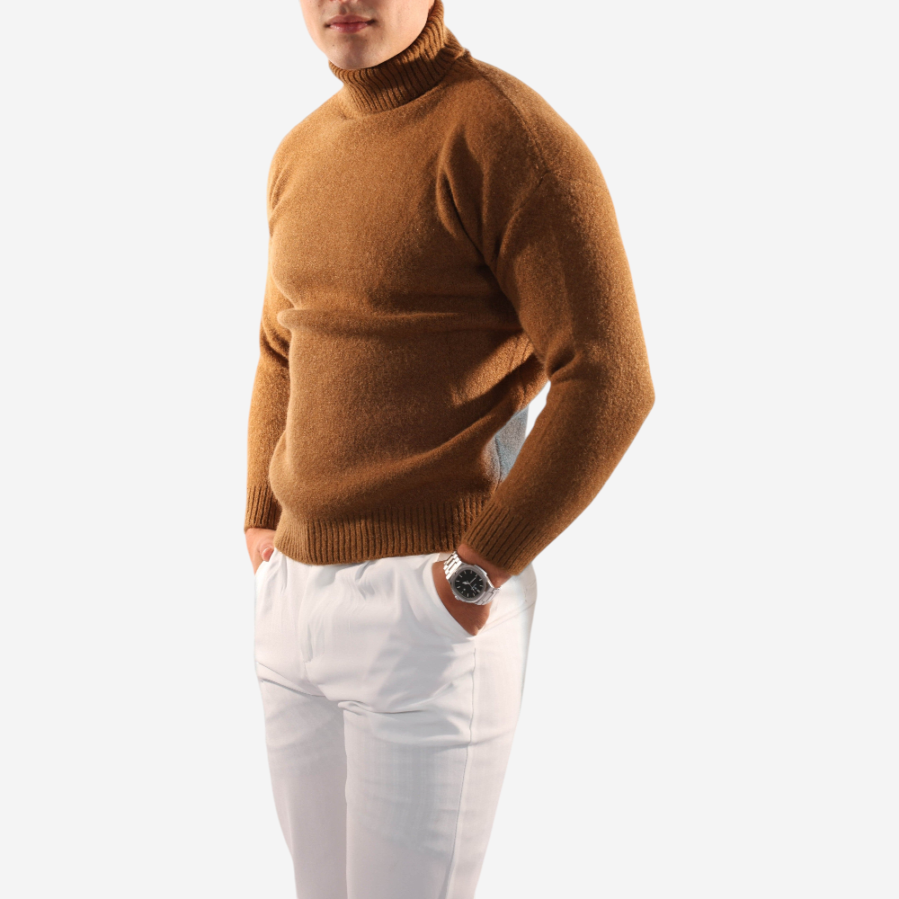 LUXEOUTFIT | Rollkragenpullover aus Strick 2