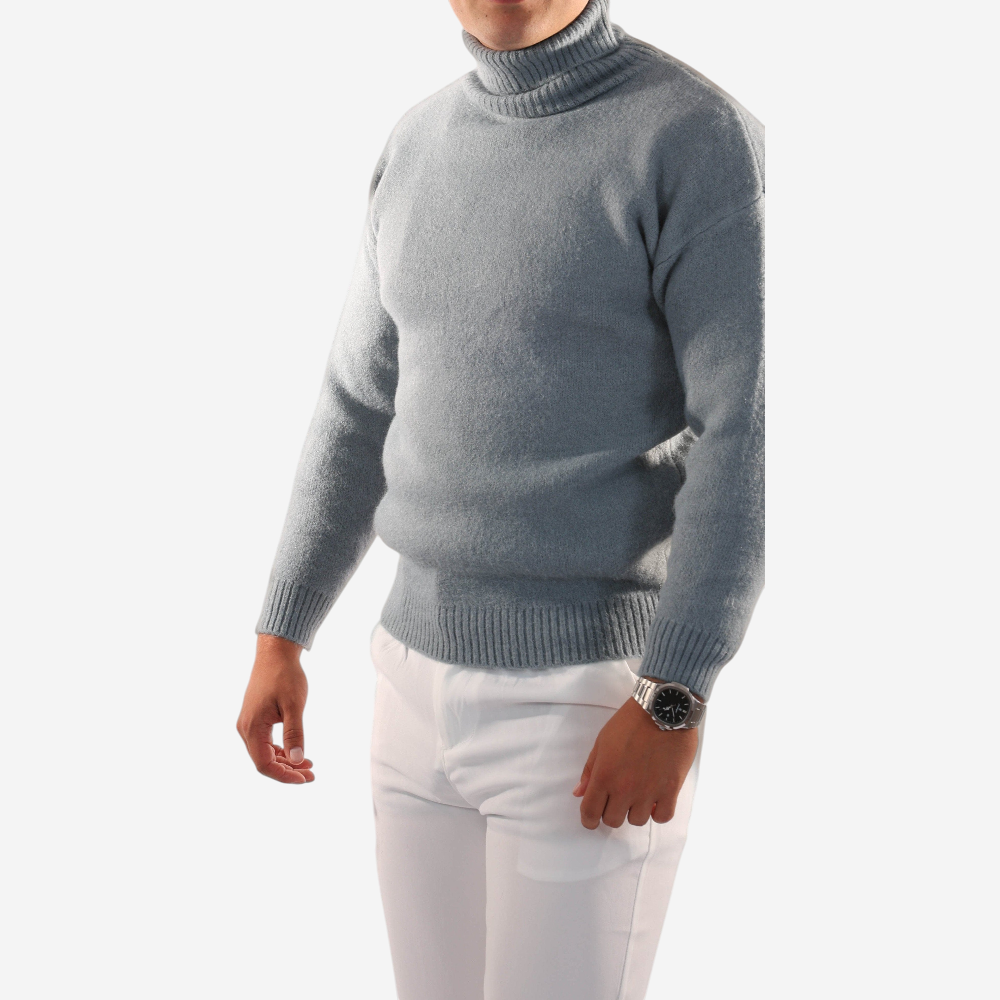 LUXEOUTFIT | Rollkragenpullover aus Strick 3
