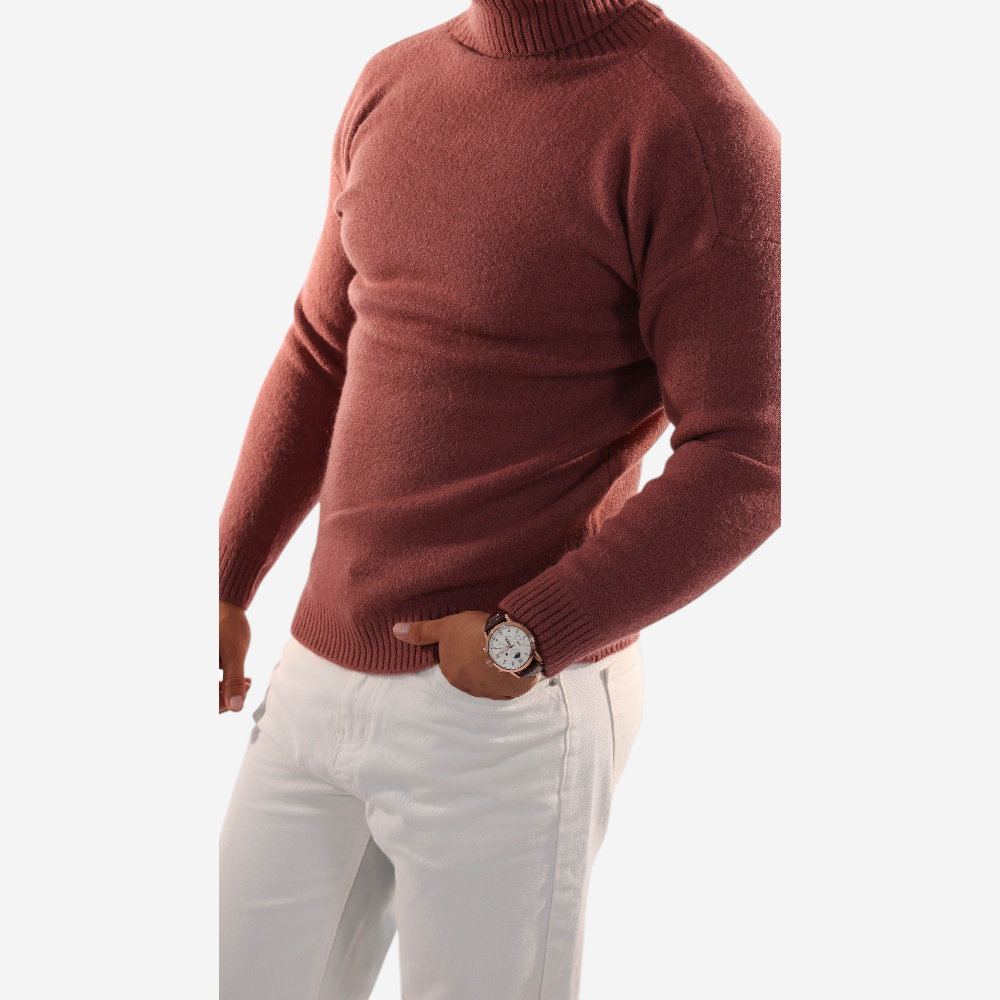 LUXEOUTFIT | Rollkragenpullover aus Strick 4