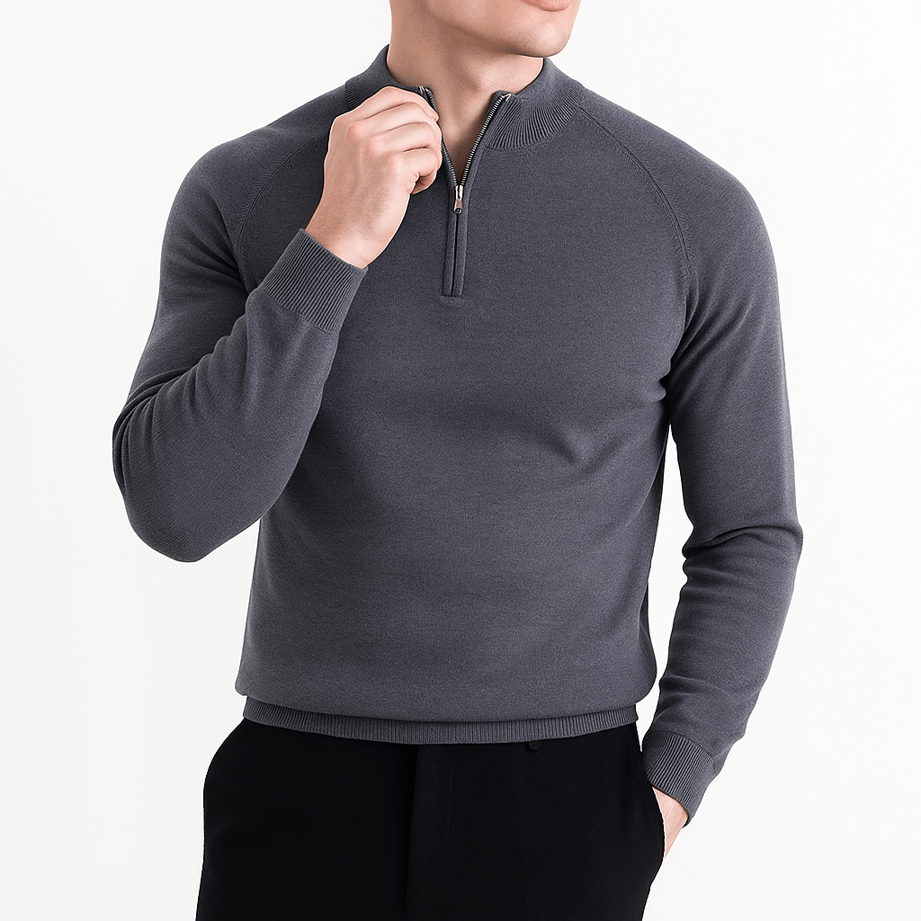LUXEOUTFIT | Schmaler Wollpullover 1