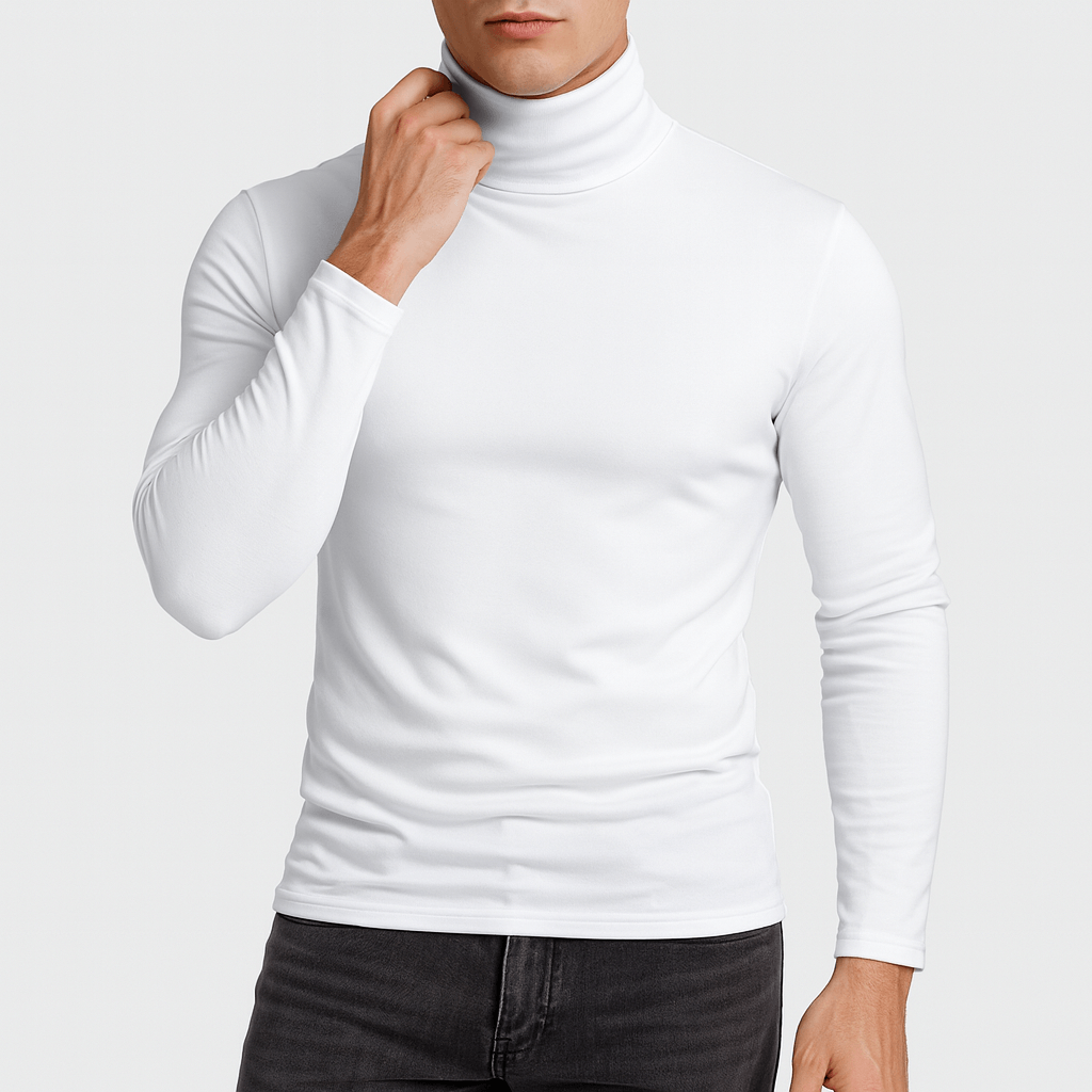 LUXEOUTFIT | Schmales Rollkragen-T-Shirt 0