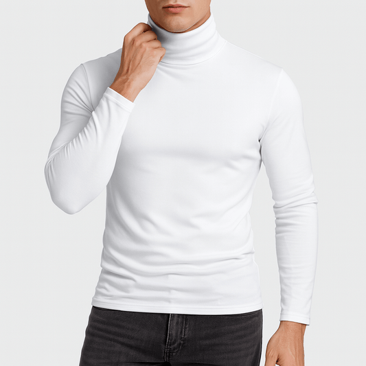 LUXEOUTFIT | Schmales Rollkragen-T-Shirt 0