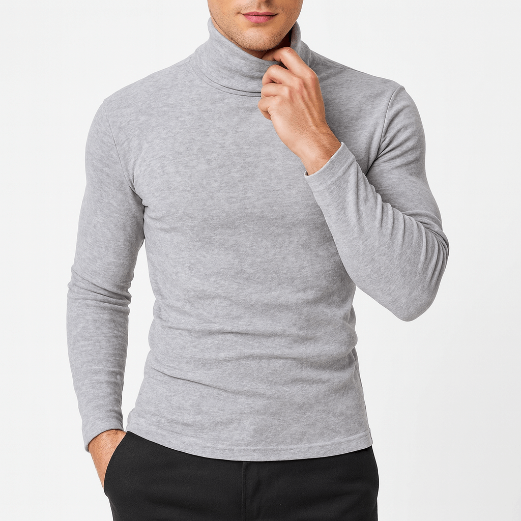 LUXEOUTFIT | Schmales Rollkragen-T-Shirt 1
