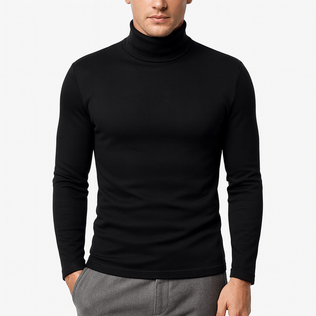 LUXEOUTFIT | Schmales Rollkragen-T-Shirt 2