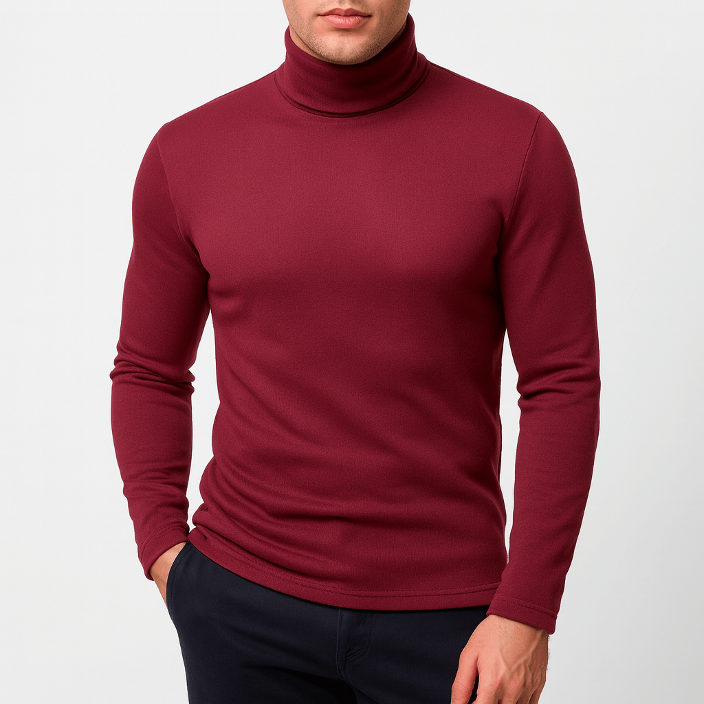 LUXEOUTFIT | Schmales Rollkragen-T-Shirt 3