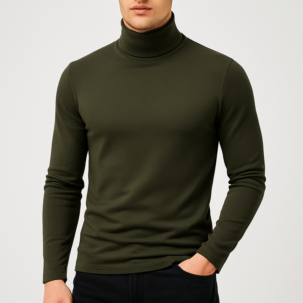 LUXEOUTFIT | Schmales Rollkragen-T-Shirt 4