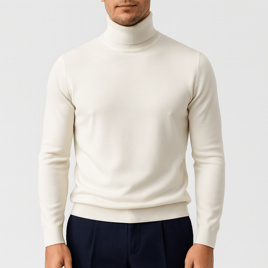 LUXEOUTFIT | Schmales Rollkragenoberteil 0