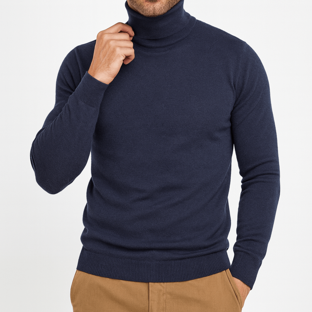 LUXEOUTFIT | Schmales Rollkragenoberteil 1