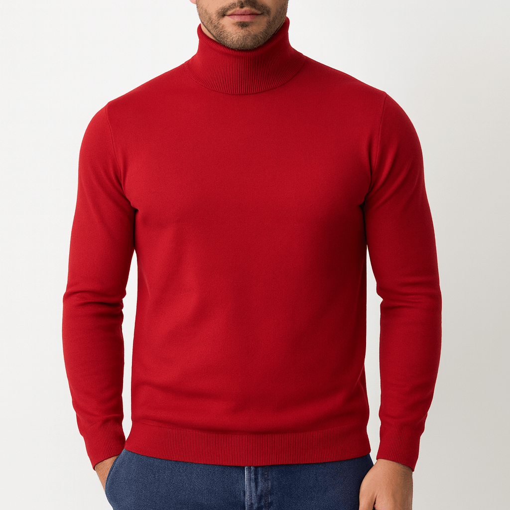 LUXEOUTFIT | Schmales Rollkragenoberteil 2