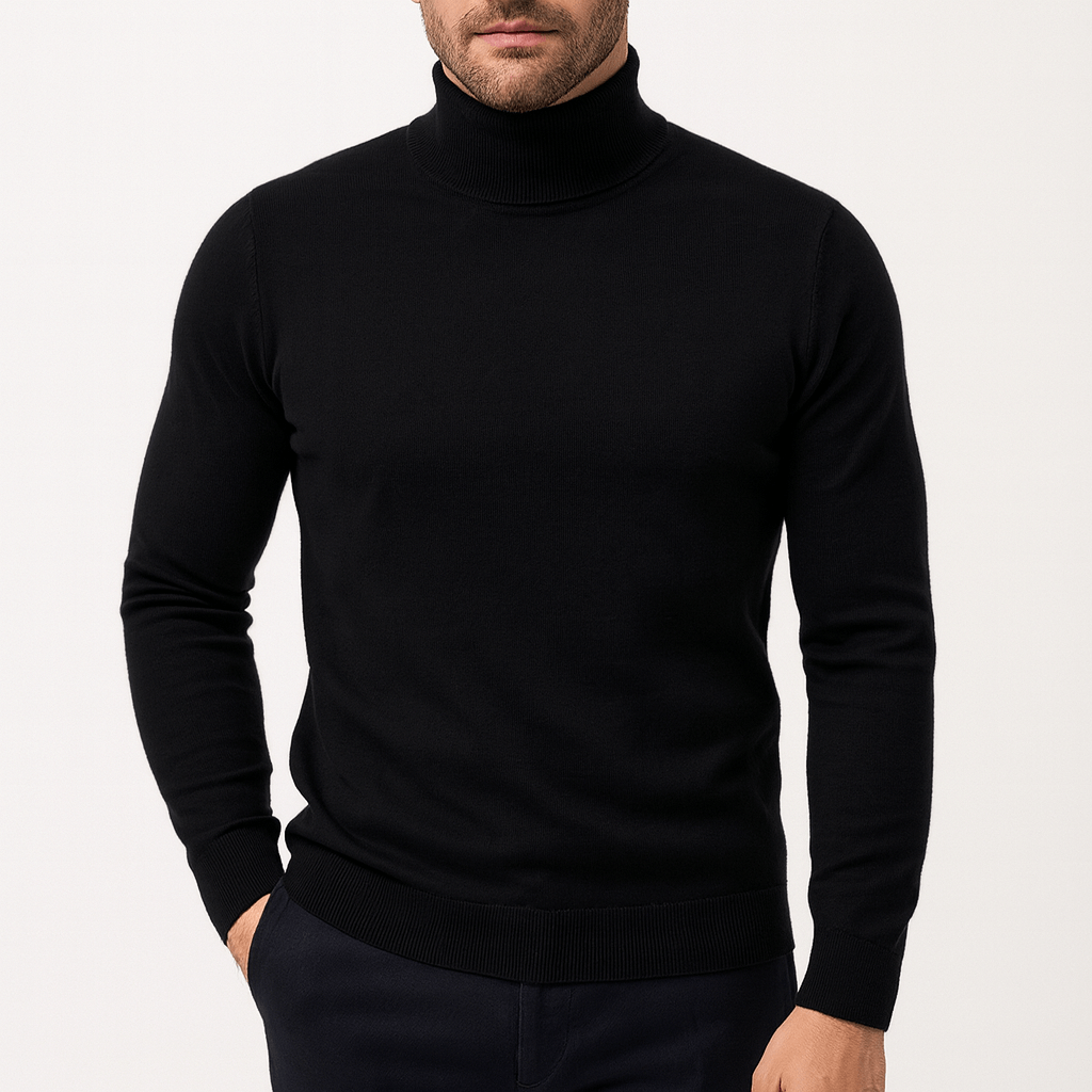 LUXEOUTFIT | Schmales Rollkragenoberteil 3