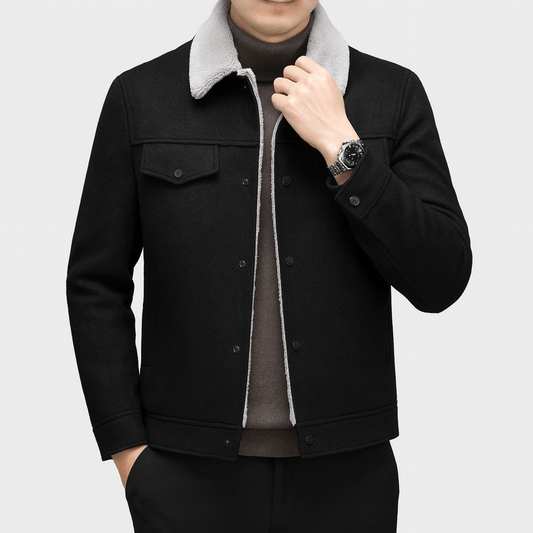 LUXEOUTFIT | Sherpa-Jacke aus Wolle 0